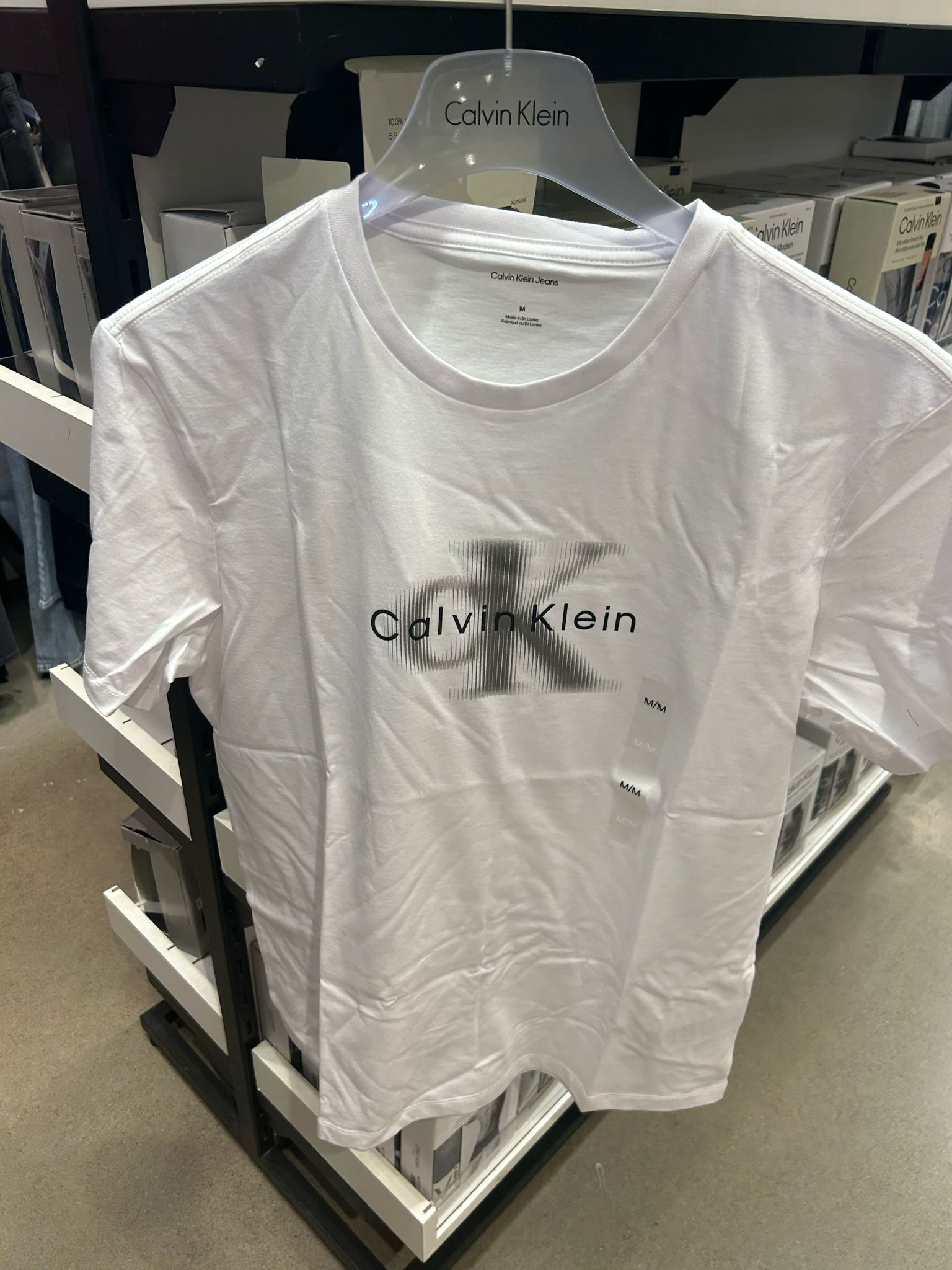 Calvin Klein MENS' CK Fade Graphic Crewneck T-Shirt
