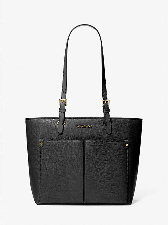 Michael Kors WOMENS' Jet Set Medium Pocket Tote Bag BLACK