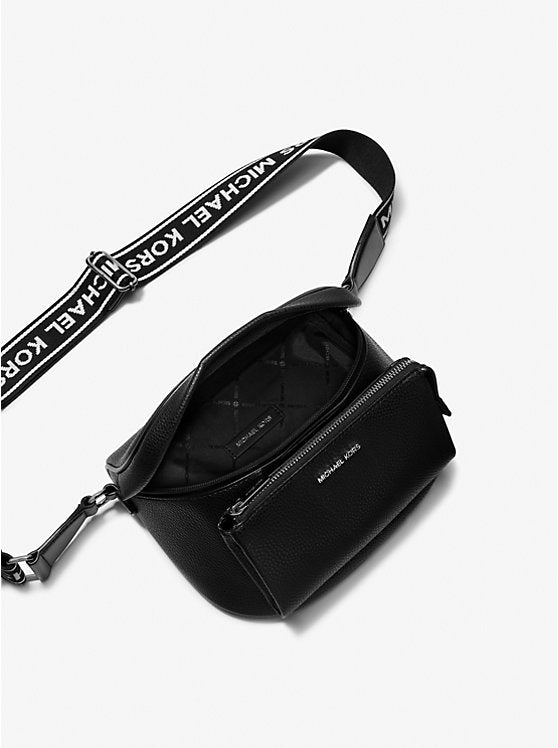 Women's Michael Kors Slater Medium Signature Logo Sling Pack black