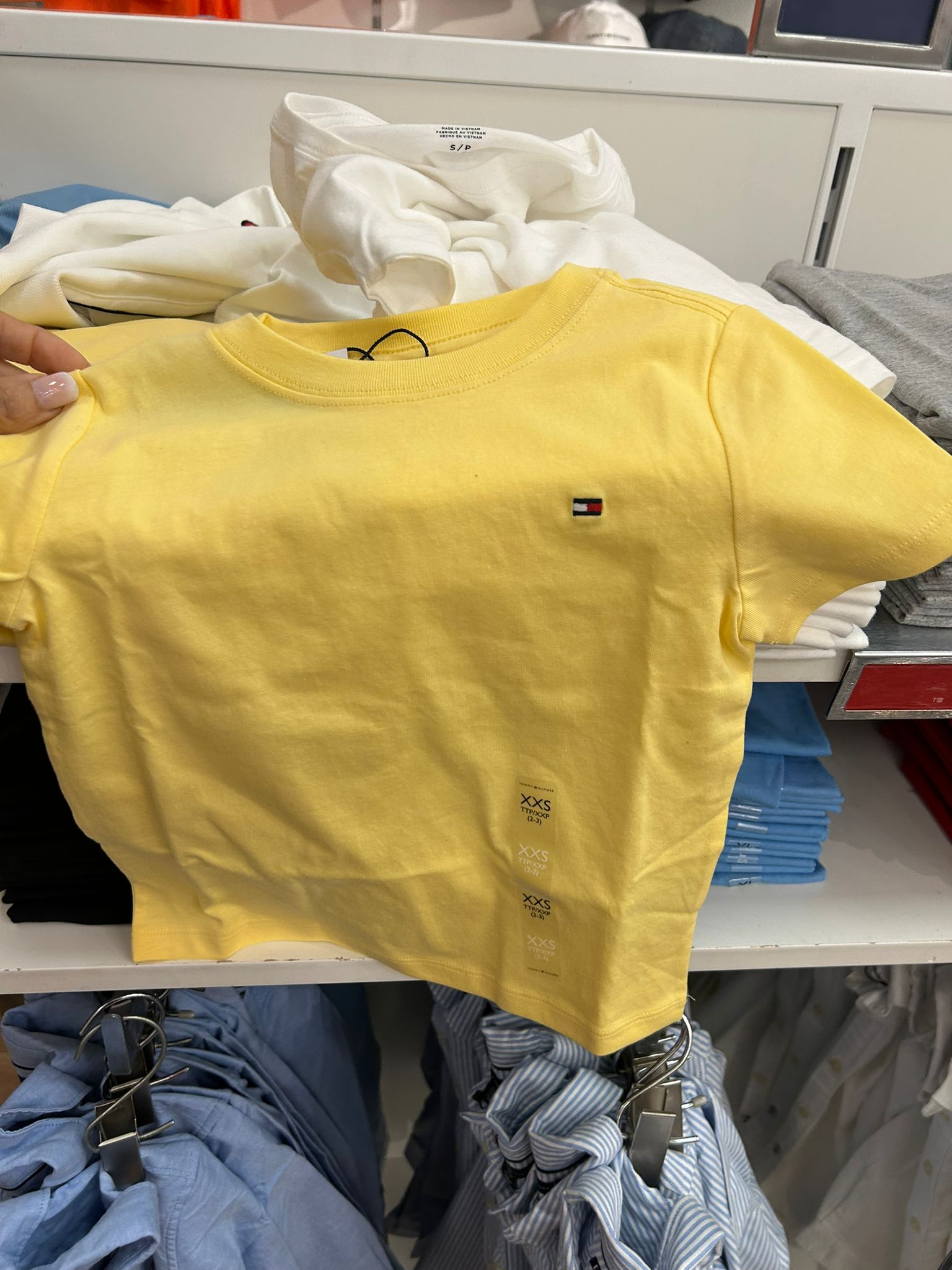 TOMMY BOYS' Solid Crewneck T-Shirt/Citronella