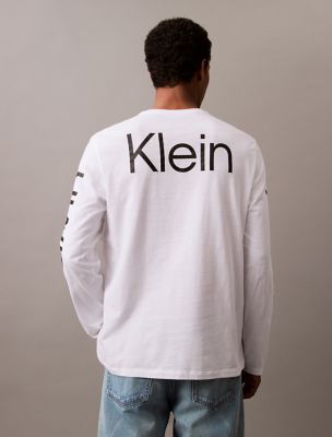 Calvin Klein Mens' Vertical Logo Classic Crewneck T-Shirt