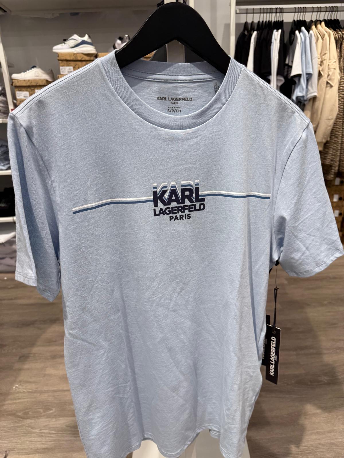 MENS' KARL LAGERFELD Paris RACE STRIPE TEE