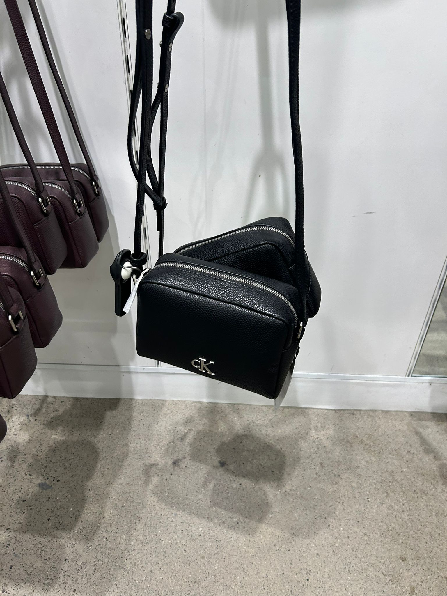 Calvin Klein Womens' Archive Hardware Camera Bag BLACK