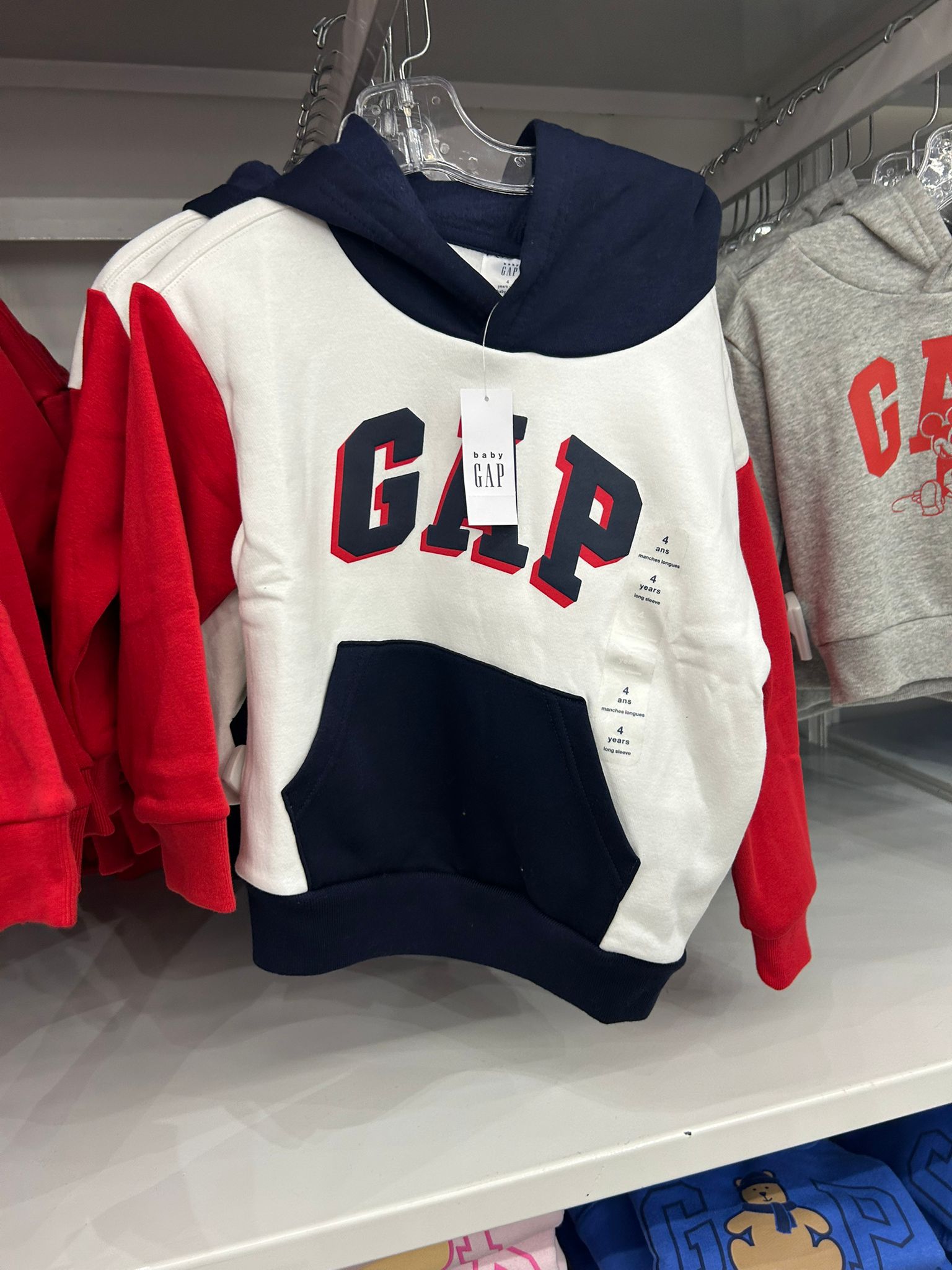 BabyBOY Gap Relaxed Logo Colorblock Hoodie