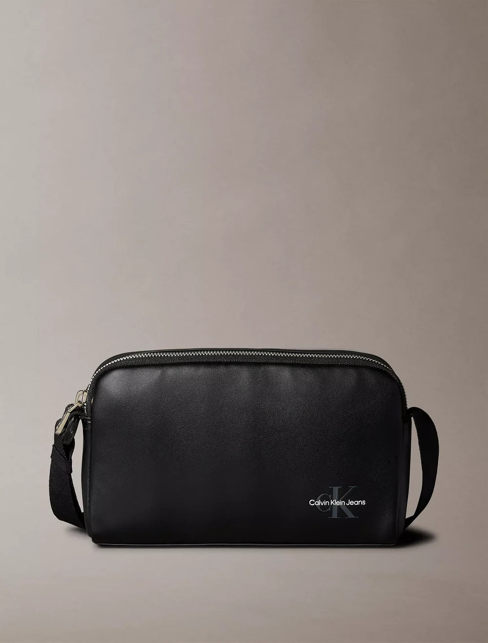 MENS' CK Monogram Logo Camera Bag / black