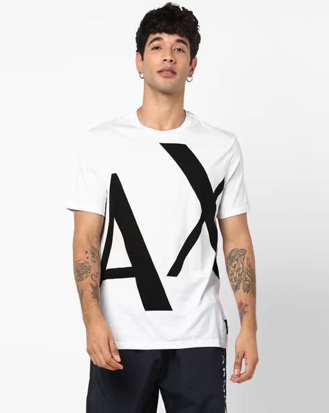 ARMANI EXCHANGE MENS' Logo Print Regular Fit T-shirt