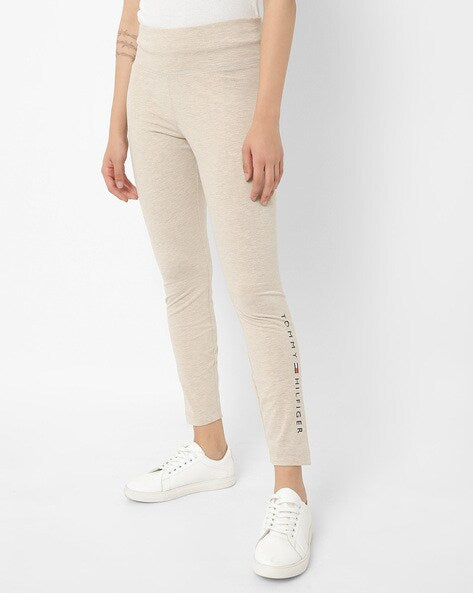 TOMMY HILFIGER WOMENS' Brand Print Ankle-Length Leggings