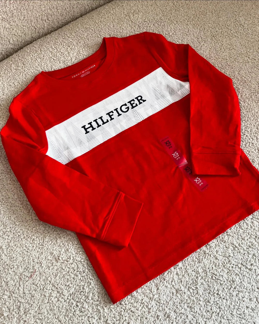 Boys' Tommy Long-Sleeve Tree Logo T-Shirt