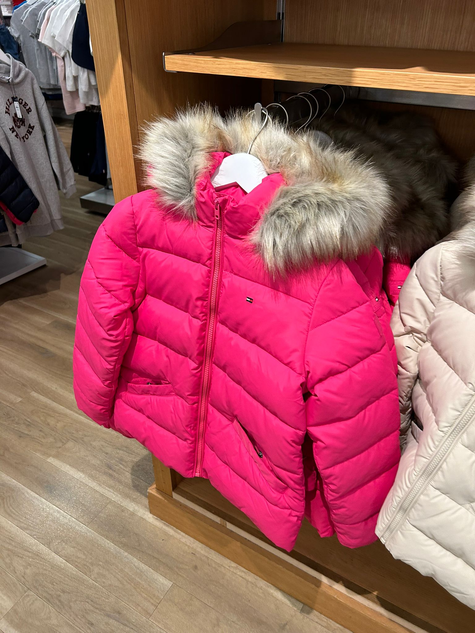 Tommy Girls' Hooded Down Jacket