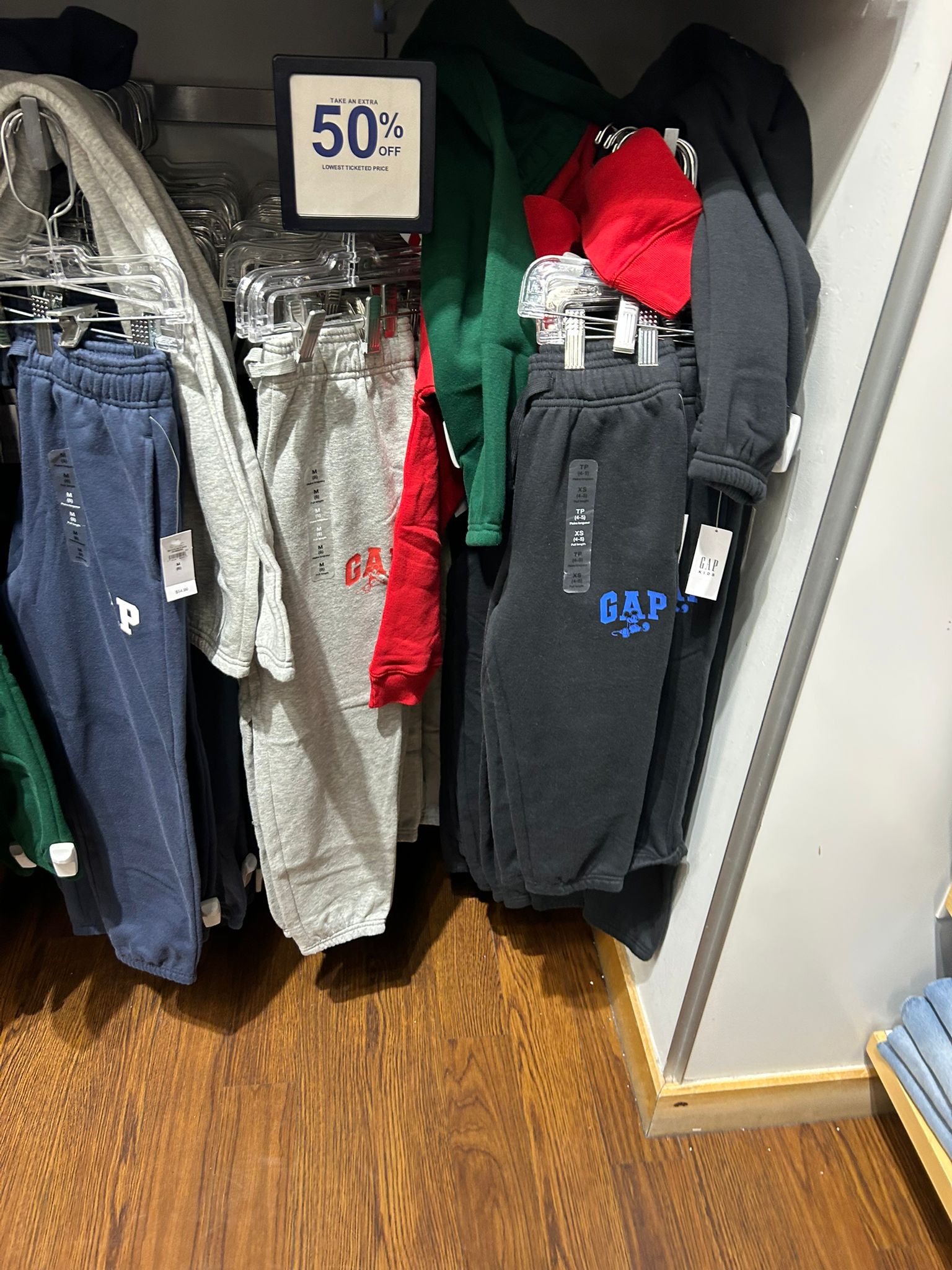 GapKids × Disney Mickey Mouse Relaxed Logo Joggers  Disney Family Black Moonless Night