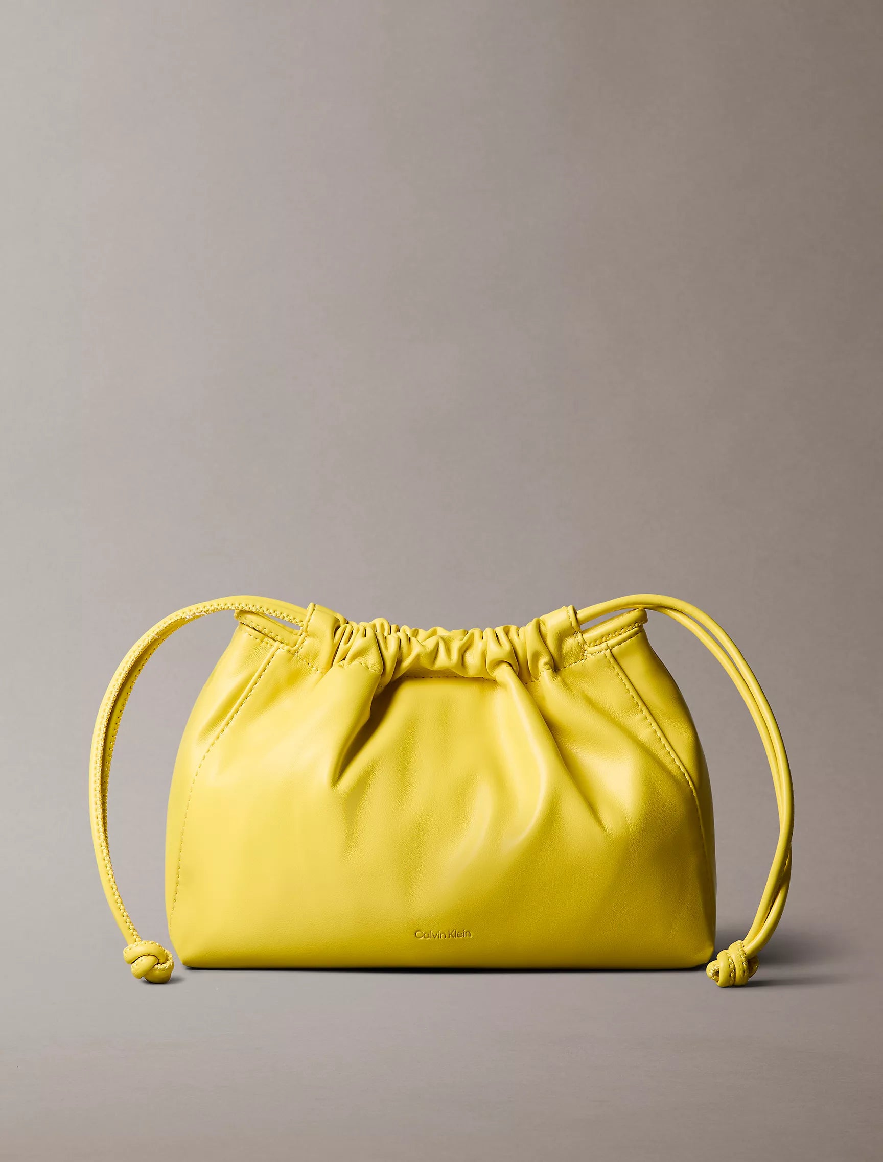 Calvin Klein Womens' Drawstring Crossbody Bag/Snake Eye
