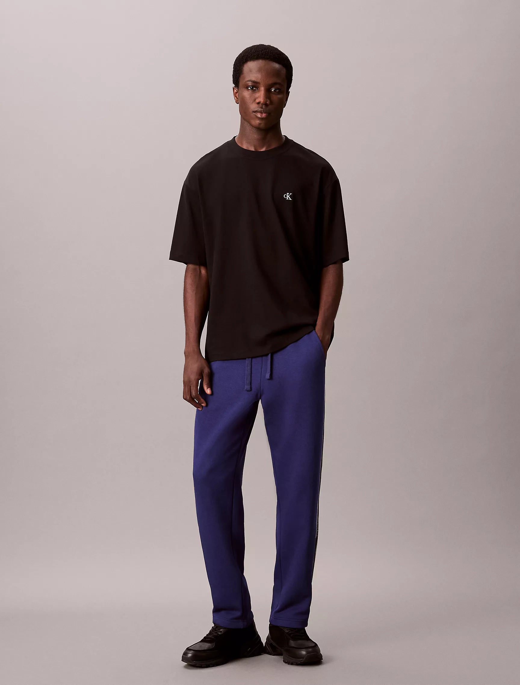 Calvin Klein Mens' Classic Fleece Sweatpants Blueprint