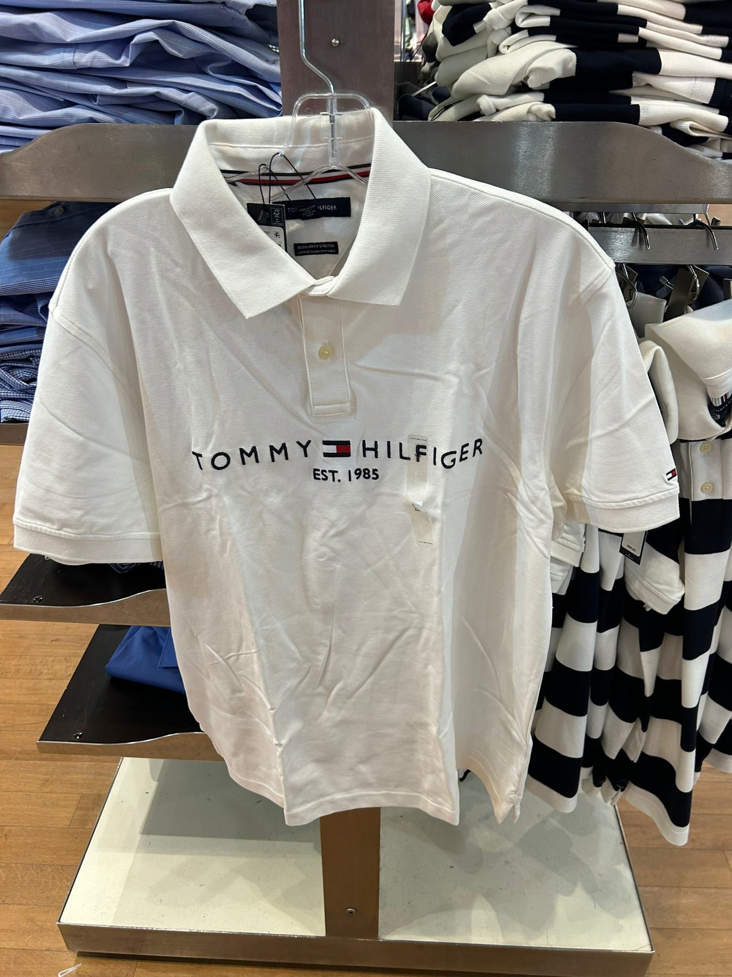 MENS' Tommy Hilfiger Fit Polo - white