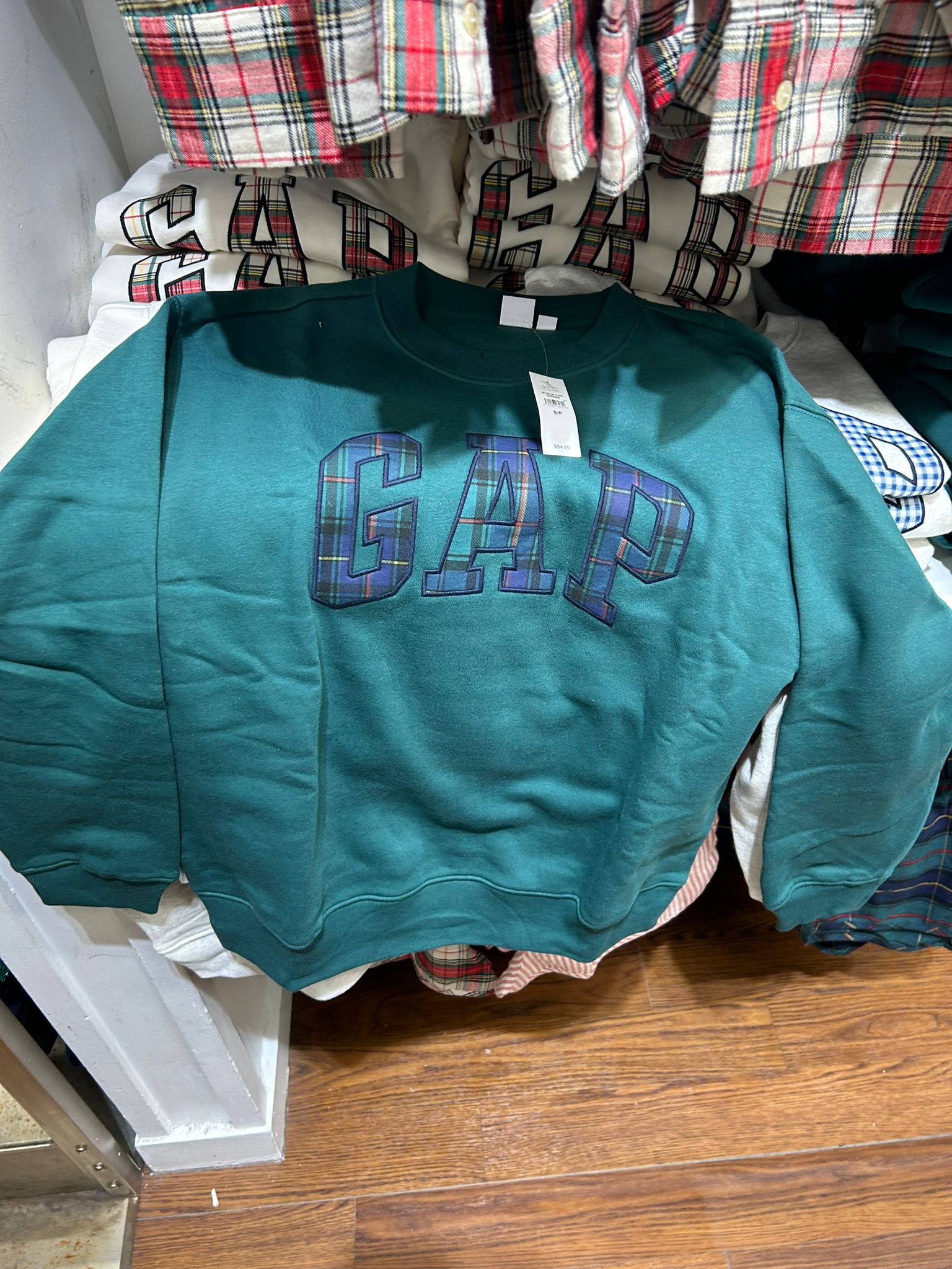 Womens' Gap Logo Sweatshirt Blackwatch