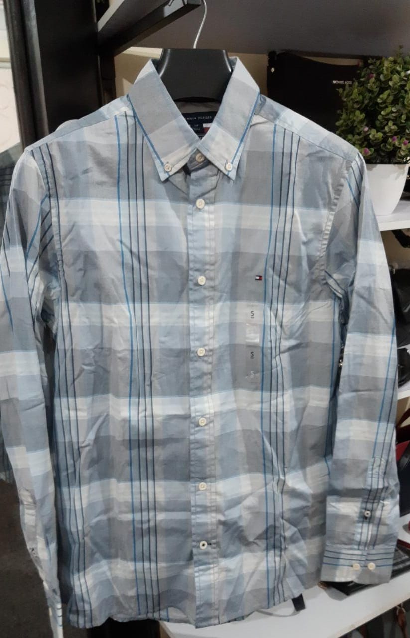 Men Tommys' Regular Fit Check Shirt