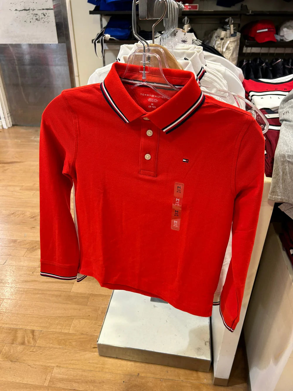 Boys' Tommy Long-Sleeve Tommy Wicking Polo