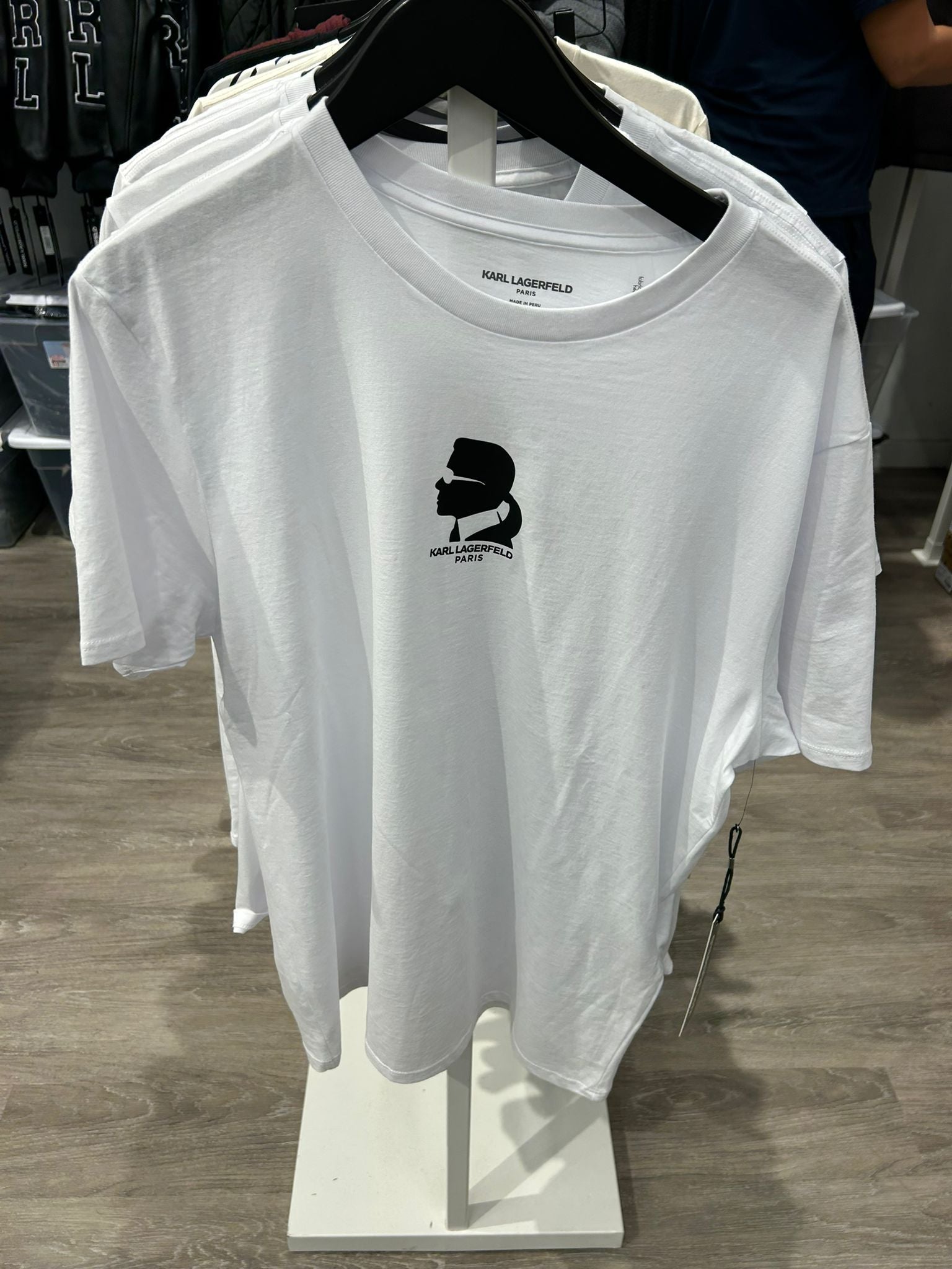 MENS' Karl Lagerfeld Paris SILHOUETTE LOGO TEE