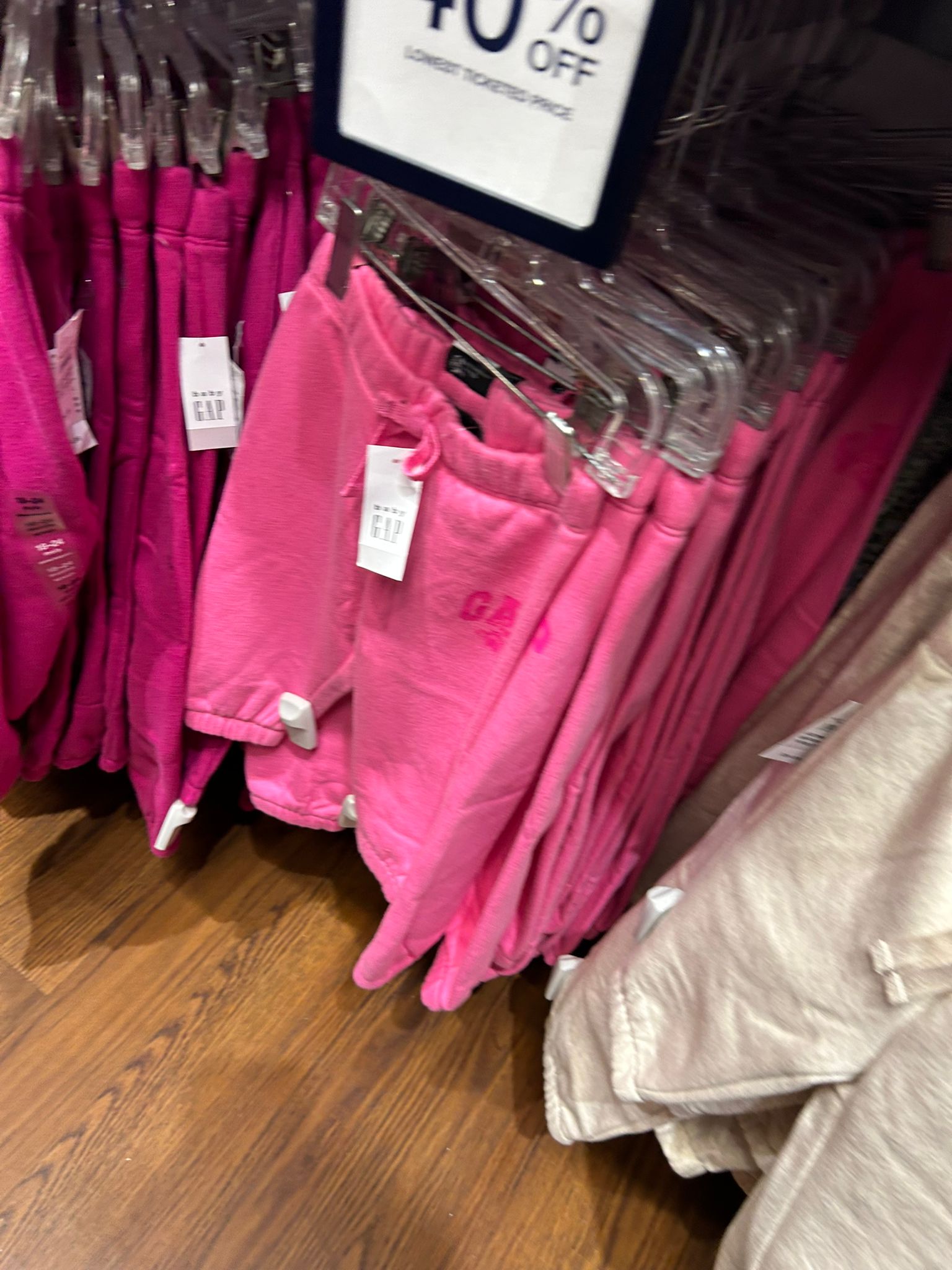 BabyGirl Gap × Disney Relaxed Logo Pull-On Joggers Love Letter Pink Minnie Mouse