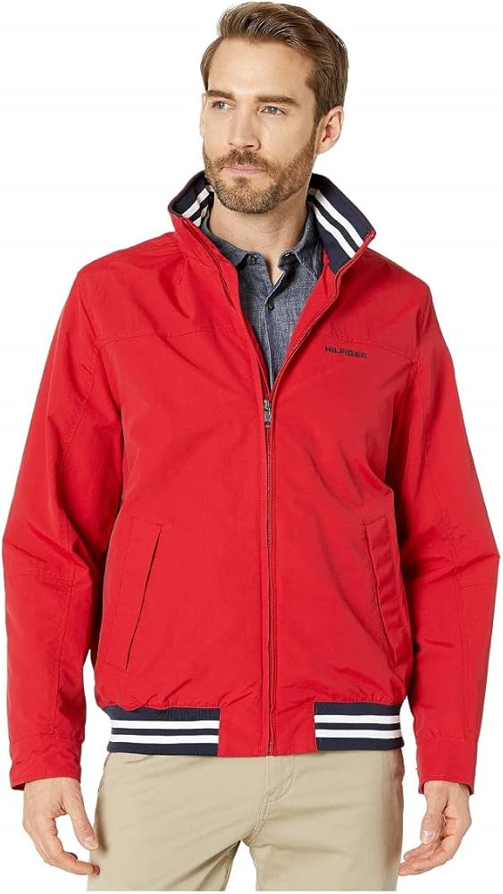 Tommy Hilfiger Men's Lightweight Waterproof Regatta Jacket