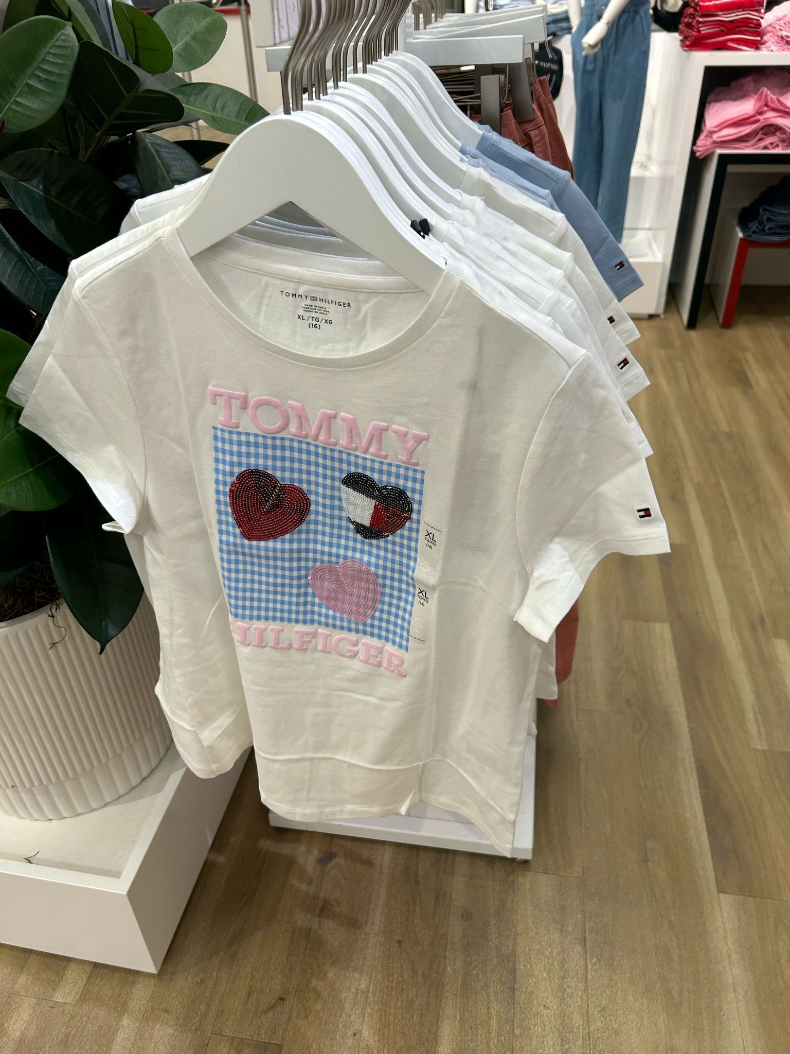 Tommy Hilfiger Girls White Logo T-Shirt