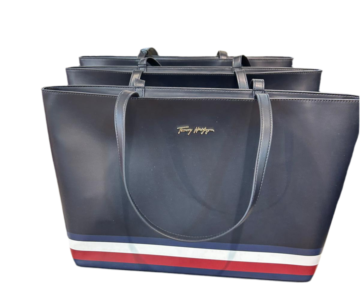 Women's TOMMY HILFIGER Logo Large TOTE - Navy