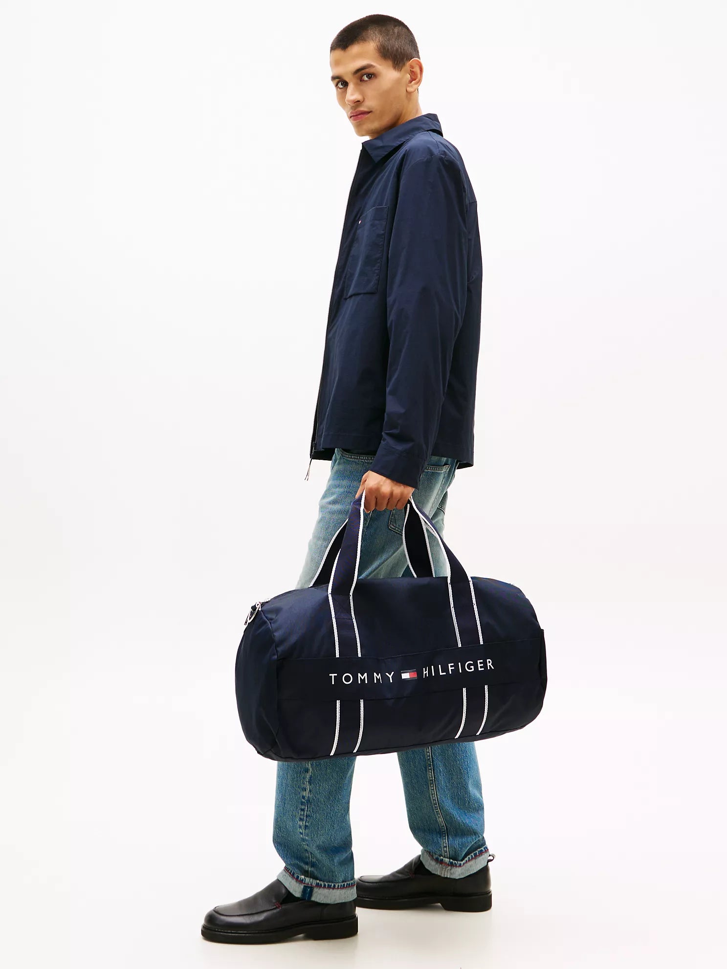 MEns' Tommy Logo Duffle Bag