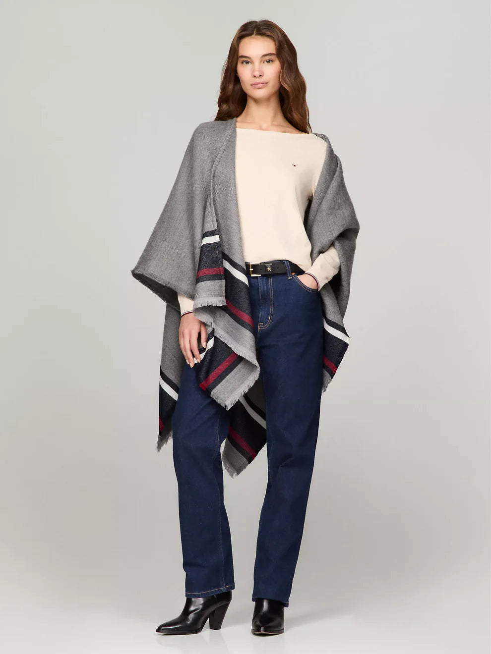 WOMENS' Tommy Hilfiger Signature Stripe Cape