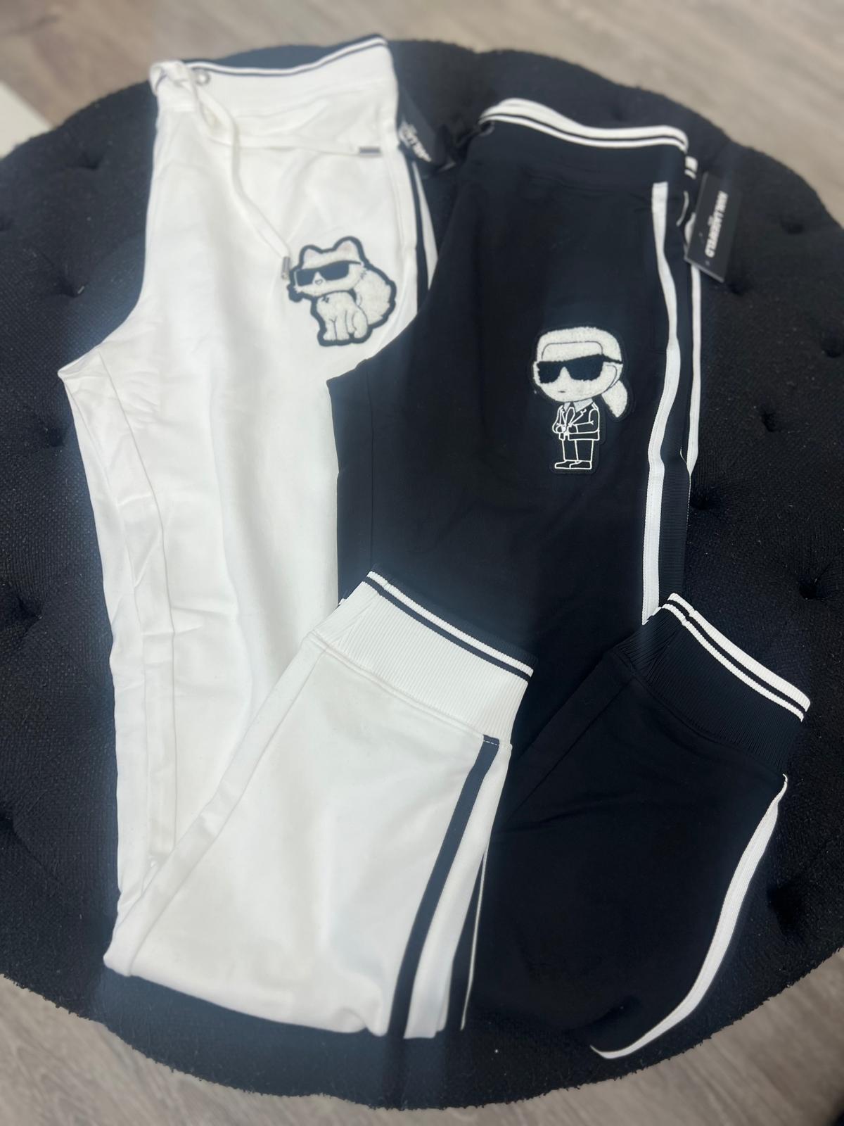 Womens' KARL PATCH JOGGER WHITE