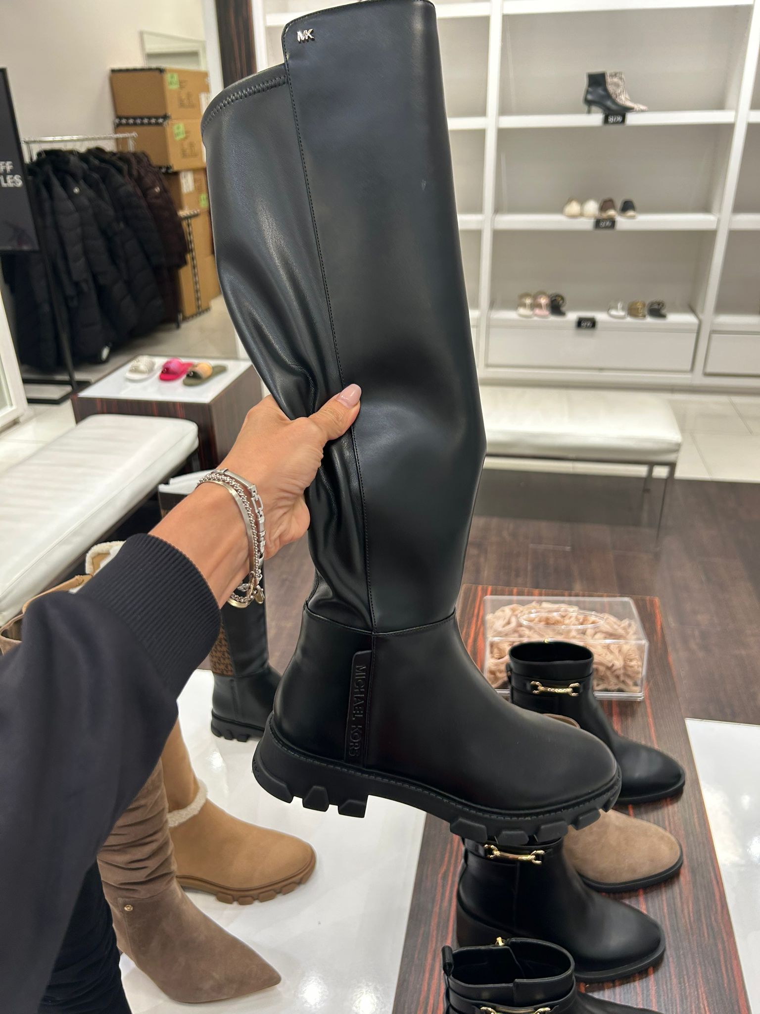 Michael Kors Womens' Ridley Riding Boot