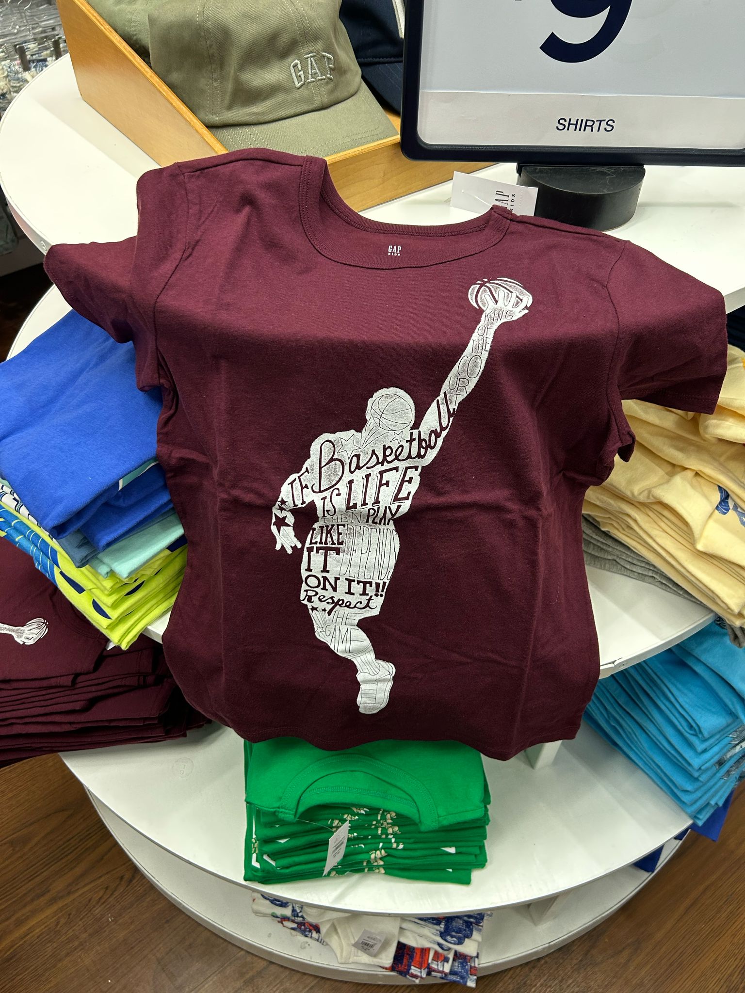 Gap Boys| BasketBall Graphic T-Shirt