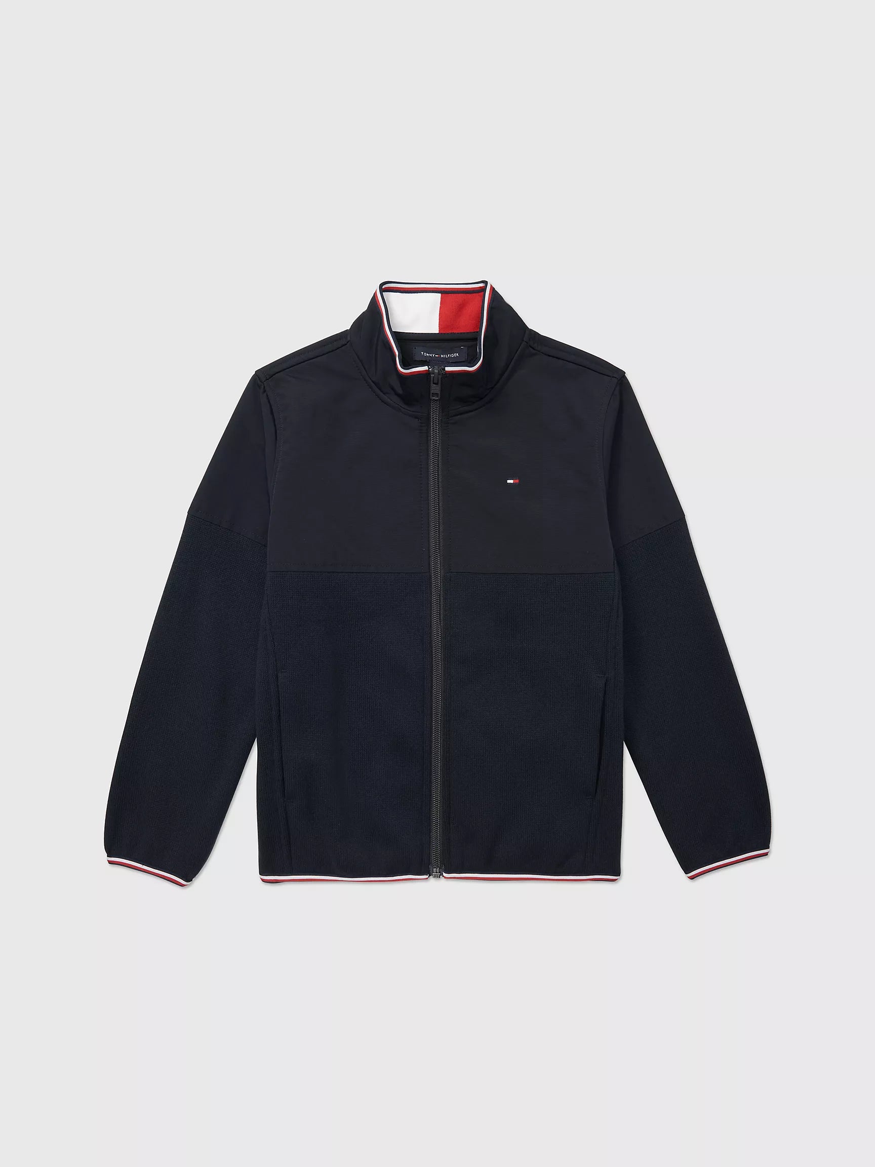 BOYS' TOMMY Mockneck Windbreaker-NAVY