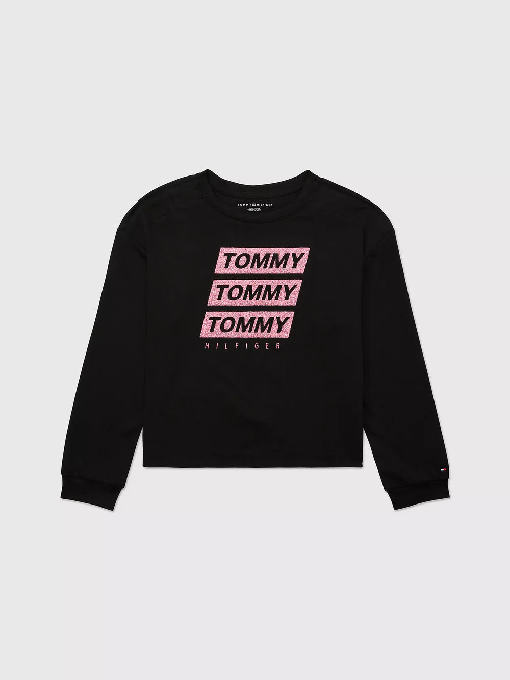 TOMMY HILFIGER Girls' Long-Sleeve Tommy T-Shirt