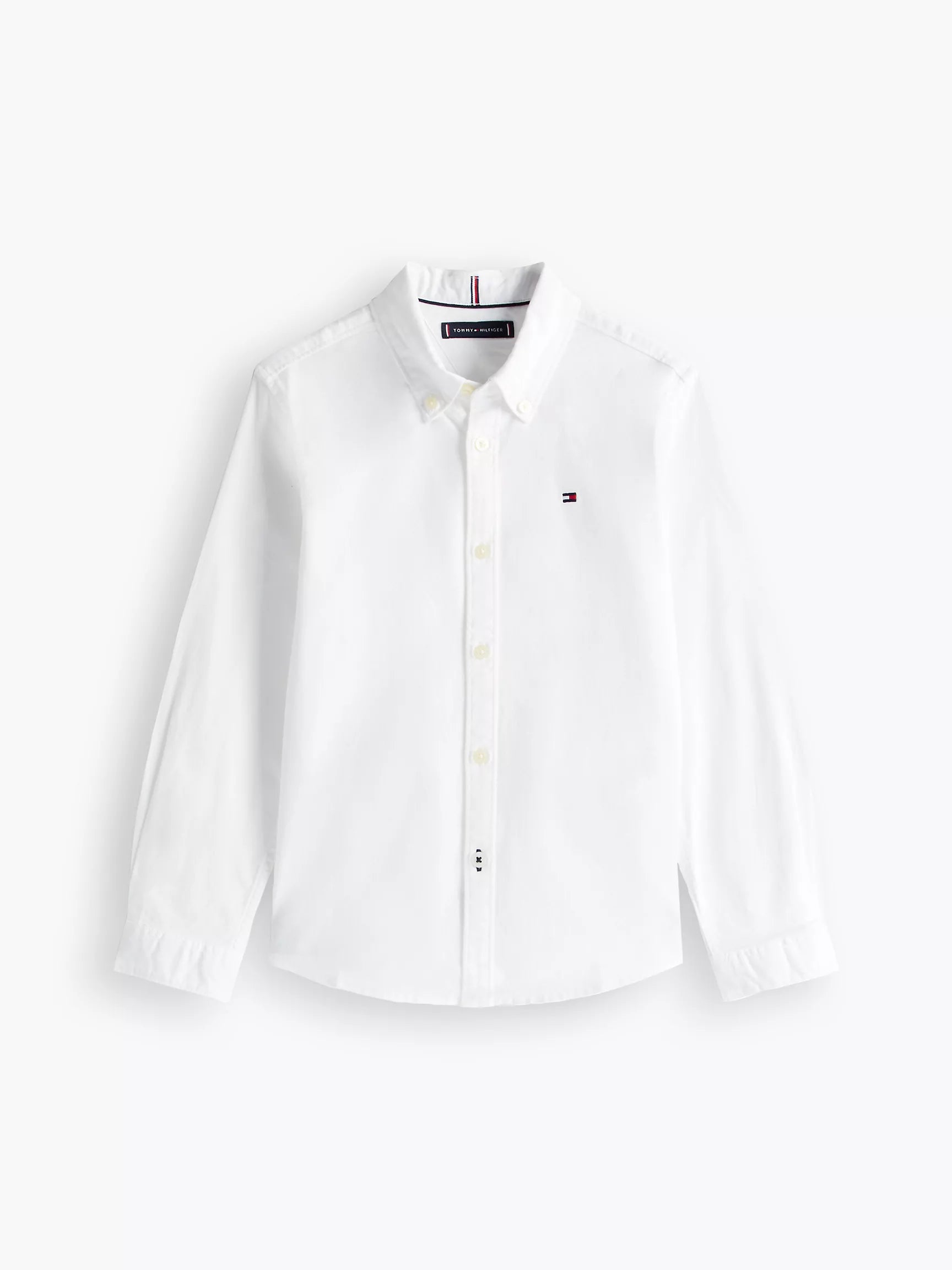 Boys Stretch Oxford Shirt Tommy Hilfiger- White