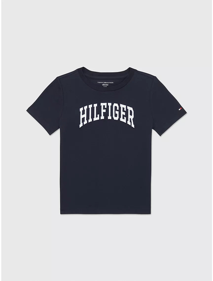 Tommy Hilfiger Kids' Embroidered Varsity T-Shirt - Black