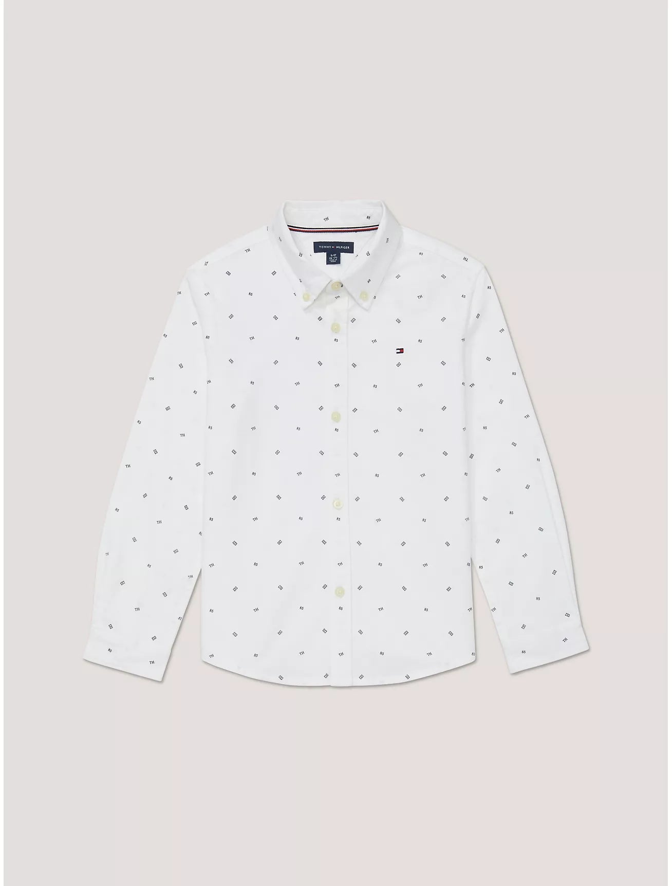 Boys Tommy Hilfiger Monogram Microflag Oxford Shirt