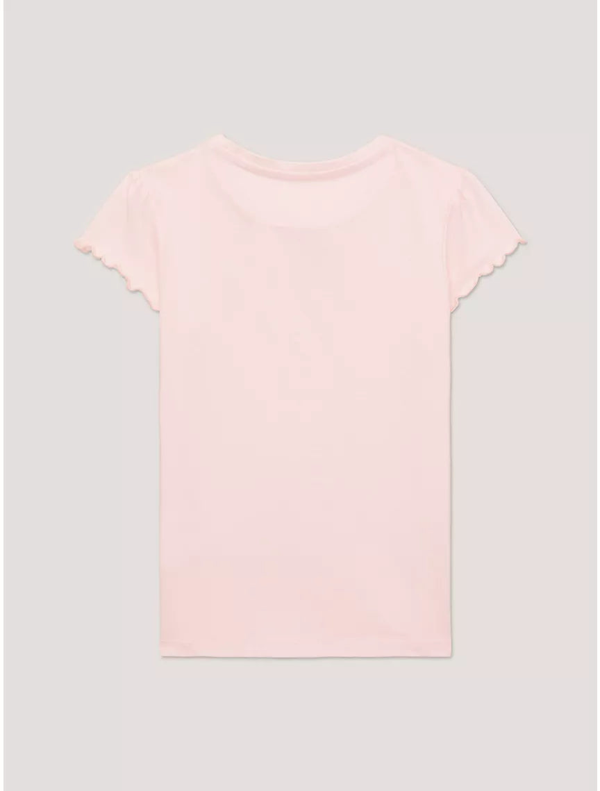 Tommy Hilfiger Kids' Ruffle-Sleeve Top - Pink Dream