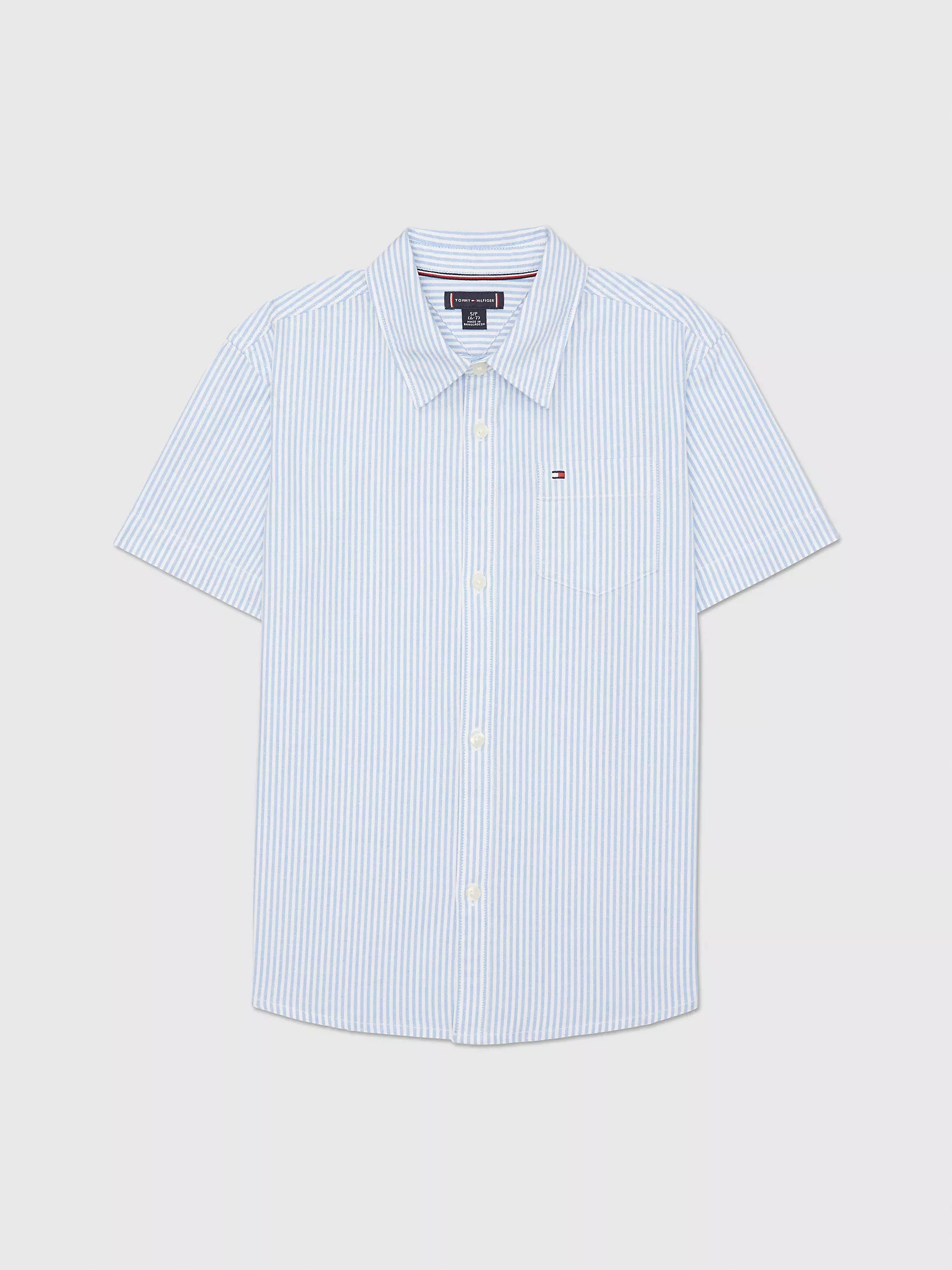 Boys' Tommy Stretch Oxford Stripe Shirt