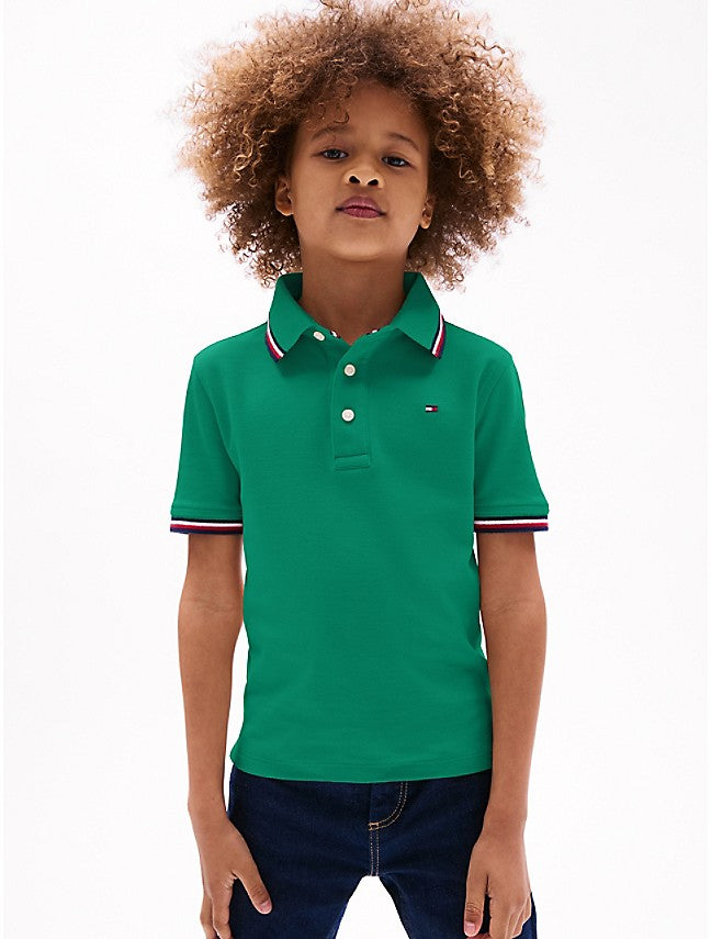 Boys' Tommy Wicking Polo/Olympic Green