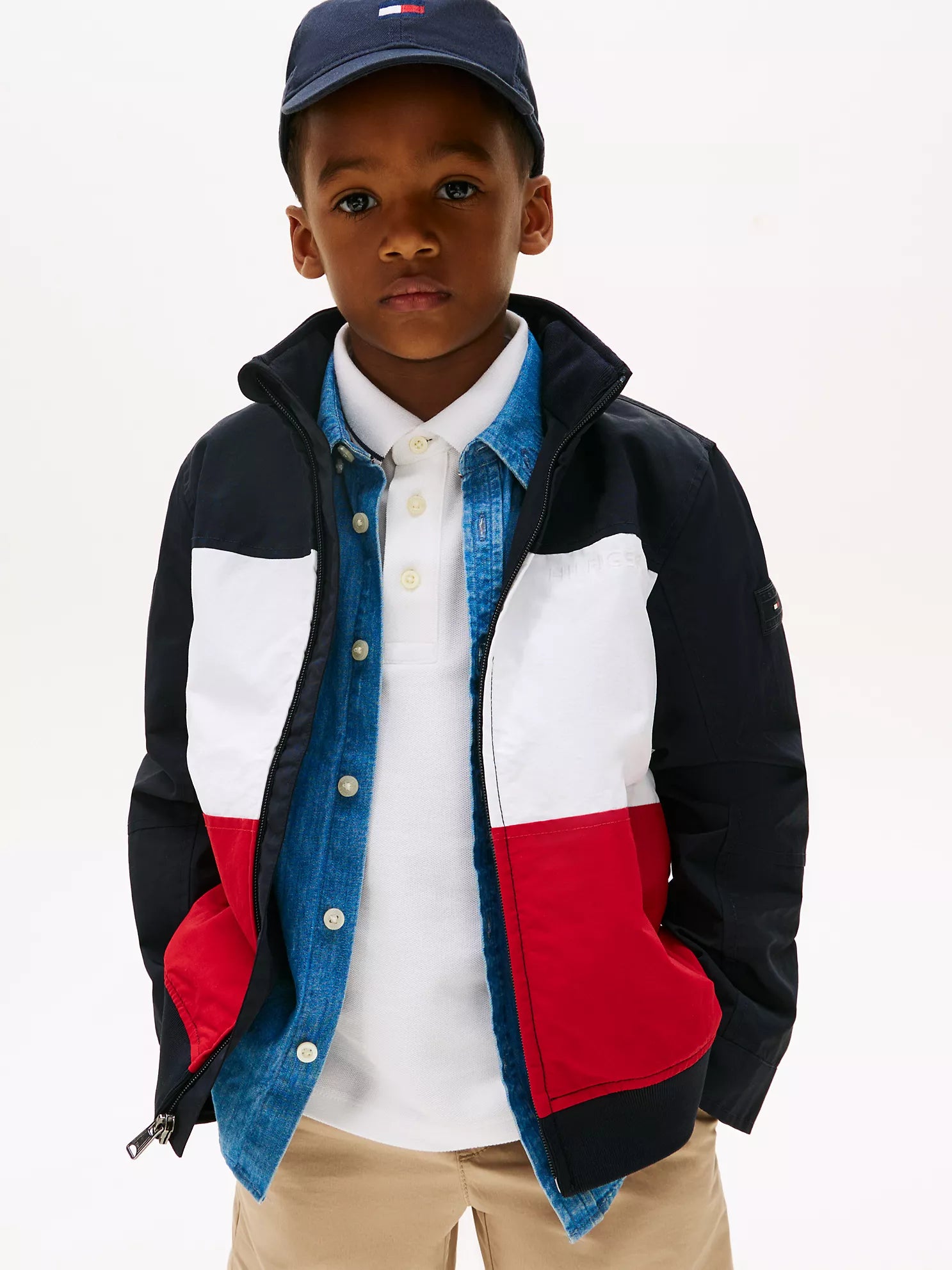 BOY Tommy  Water-Repellent Regatta Jacket Navy