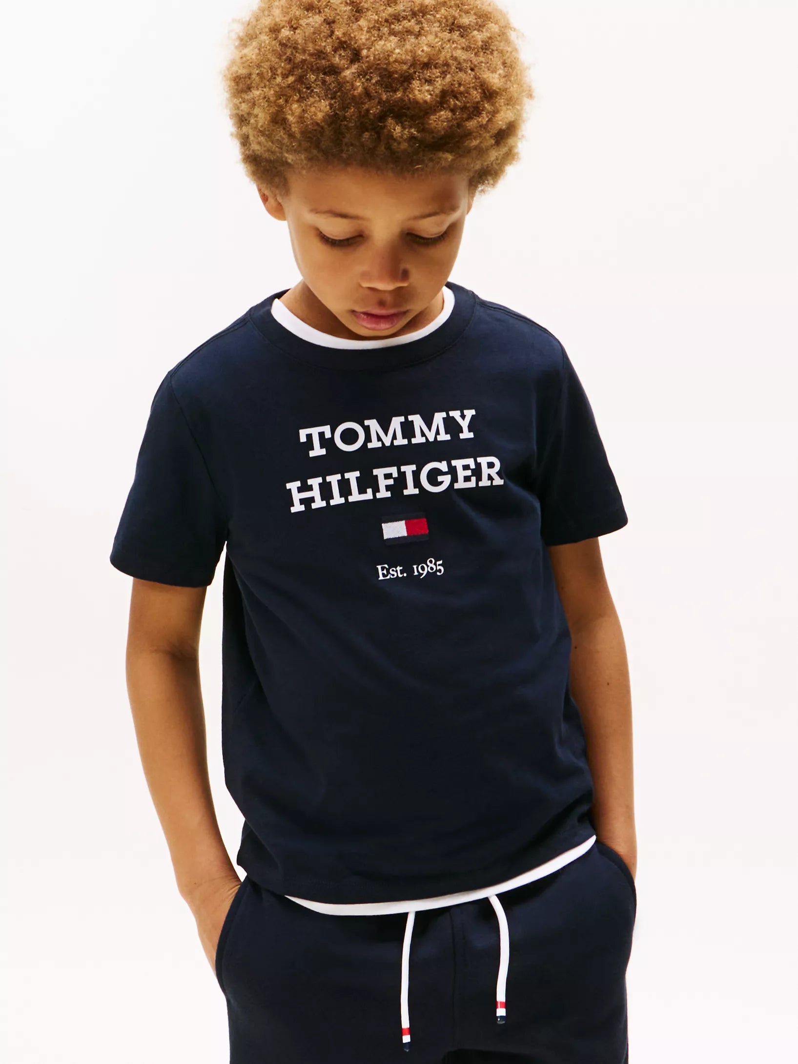 Boys' Tommy Hilfiger Logo T-Shirt / navy