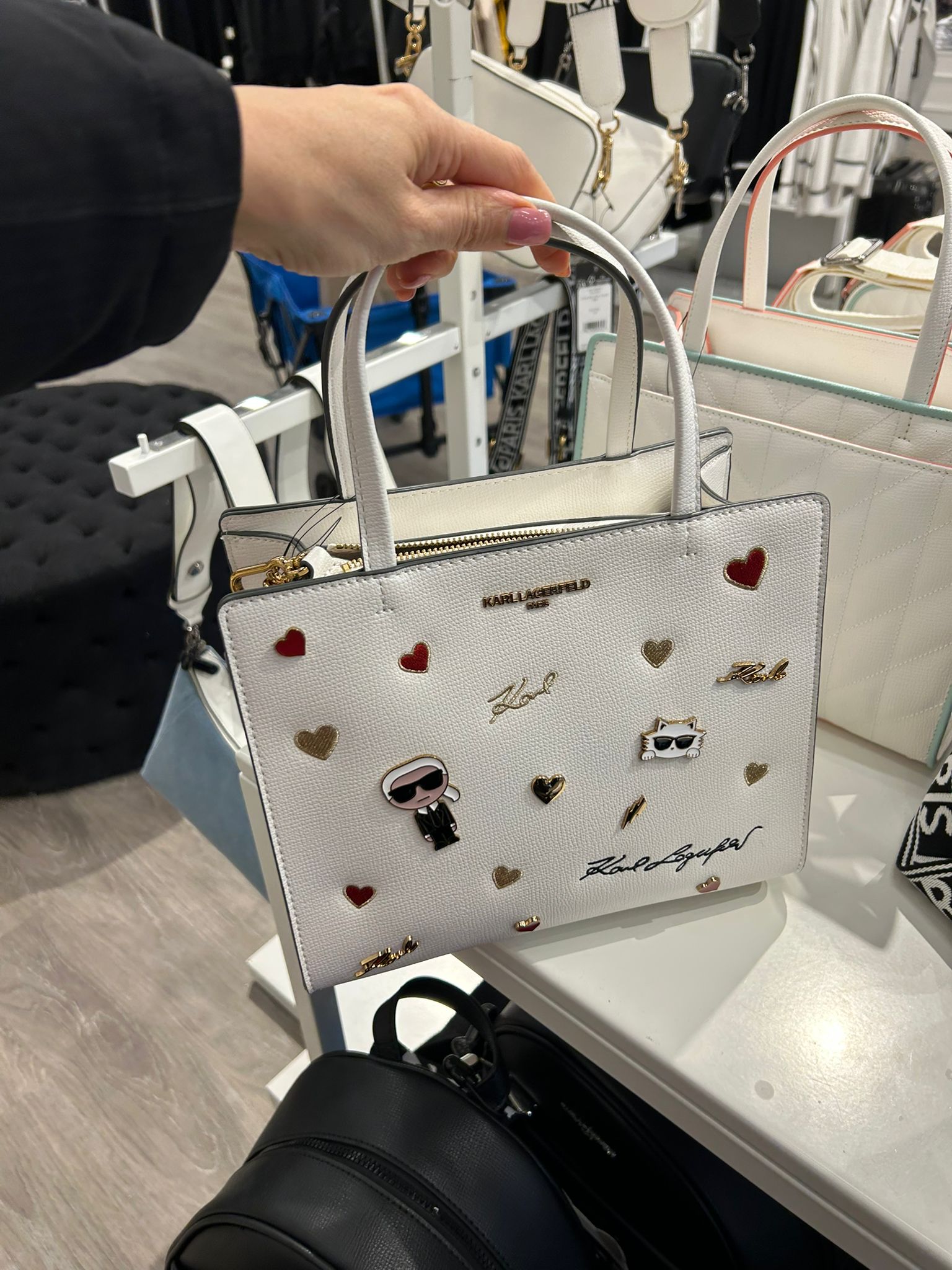 MAYBELLE DUO TOP HANDLE SATCHEL-White