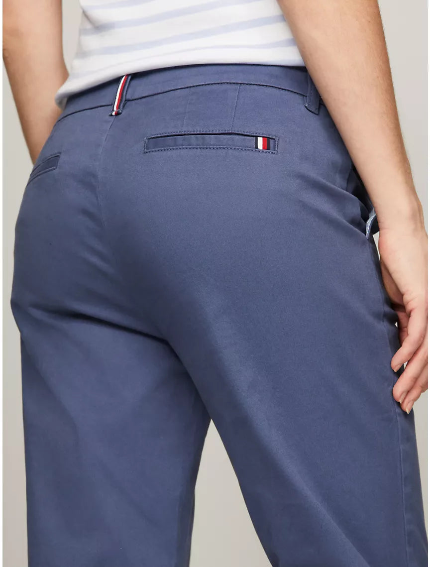 Tommy Hilfiger Solid Slim Fit Chino - Bank Blue