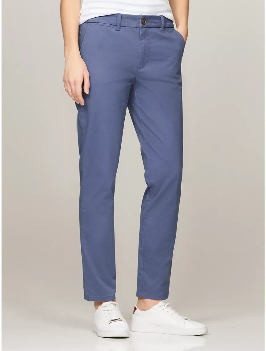 Tommy Hilfiger Solid Slim Fit Chino - Bank Blue