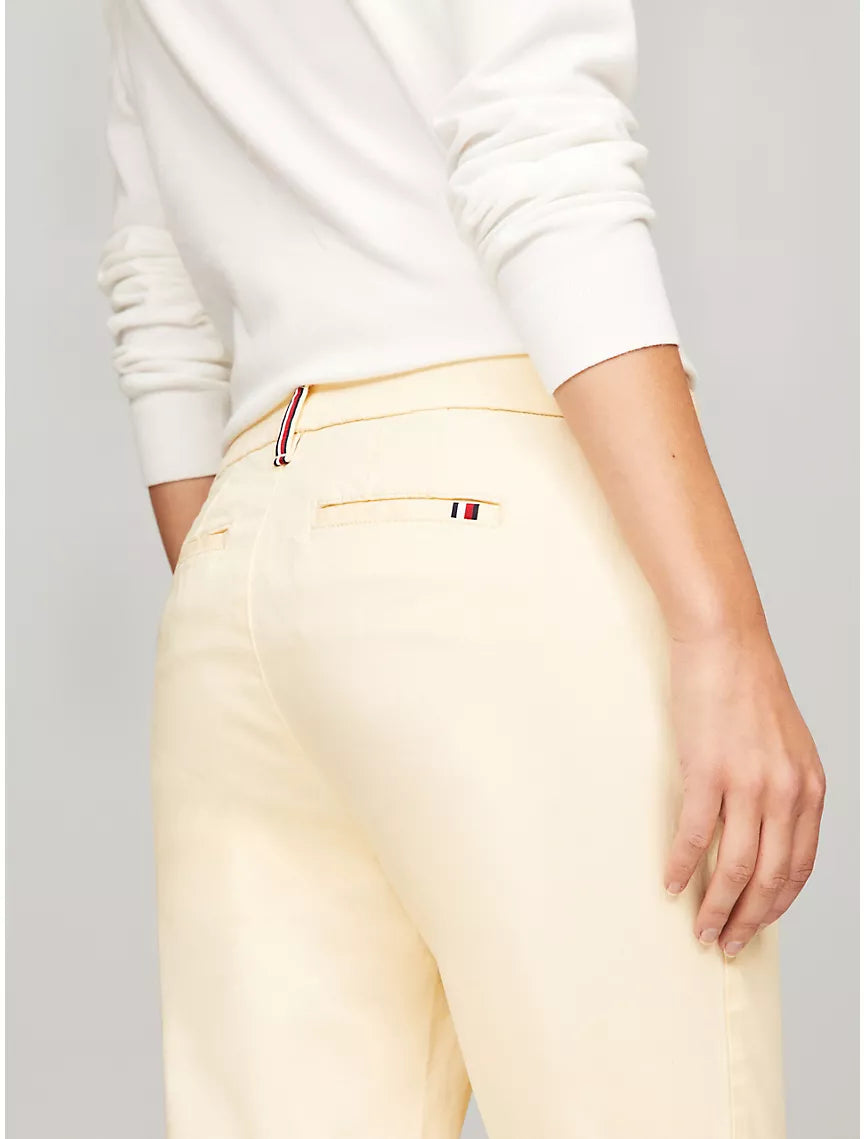 Tommy Hilfiger Solid Slim Fit Chino - Maize Honey