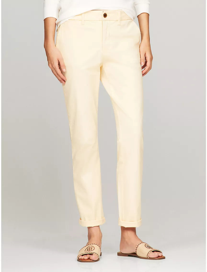 Tommy Hilfiger Solid Slim Fit Chino - Maize Honey