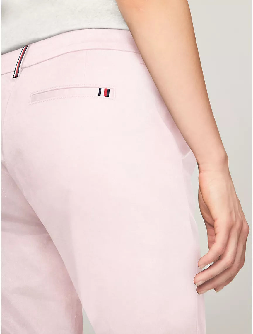 Tommy Hilfiger Solid Slim Fit Chino - Light Pink