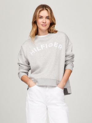 Womens' Embroidered Hilfiger Logo Sweatshirt