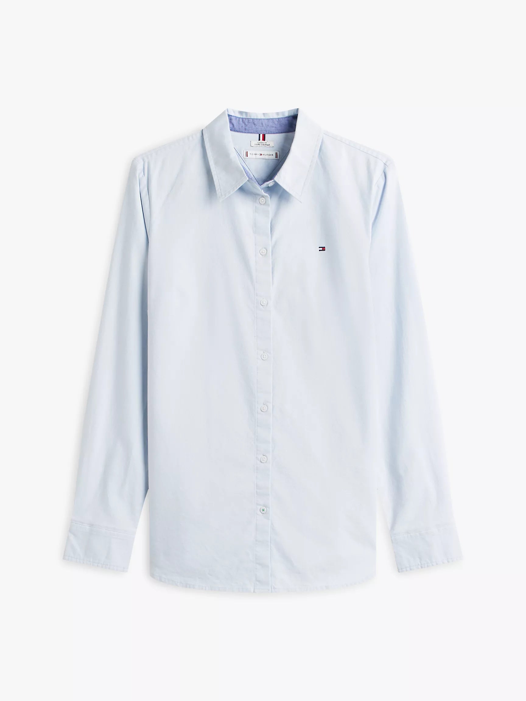 WOMENS' Tommy Regular Fit Stretch Oxford Shirt Light Blue
