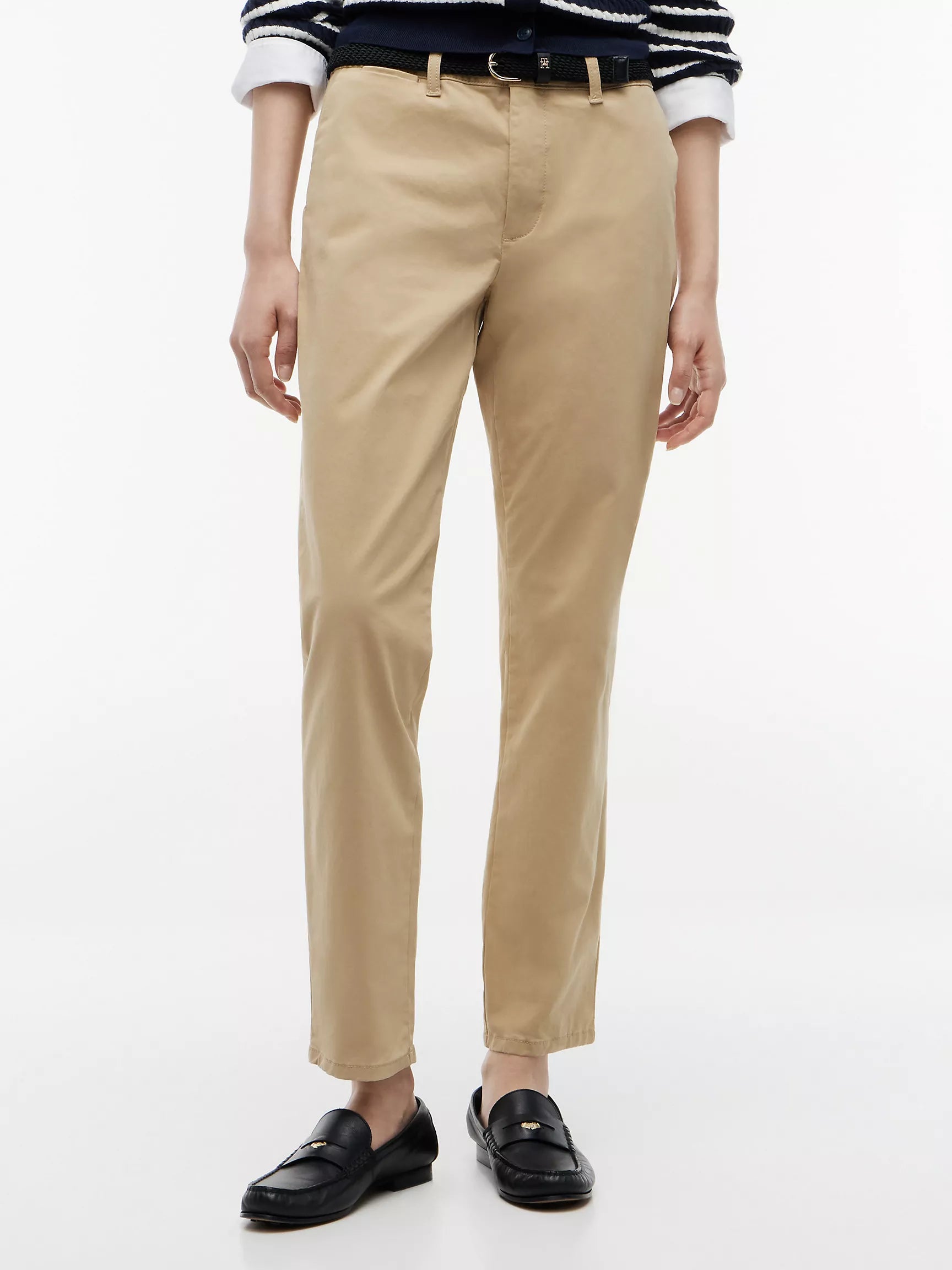 Womens Tommy Hilfiger Slim Fit Chino -Travertine