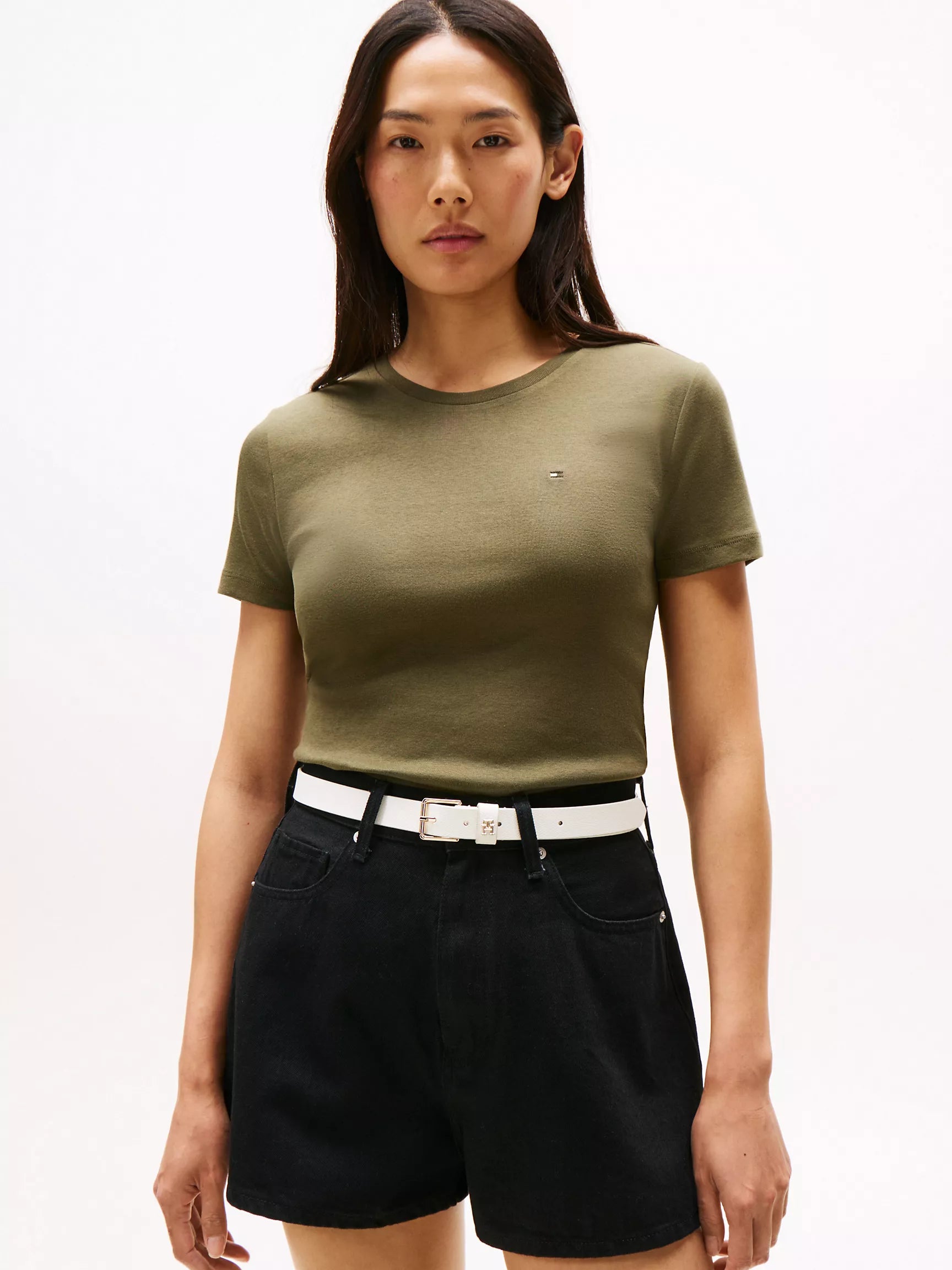 Womens' Tommy Crewneck Favorite T-Shirt / Army Green